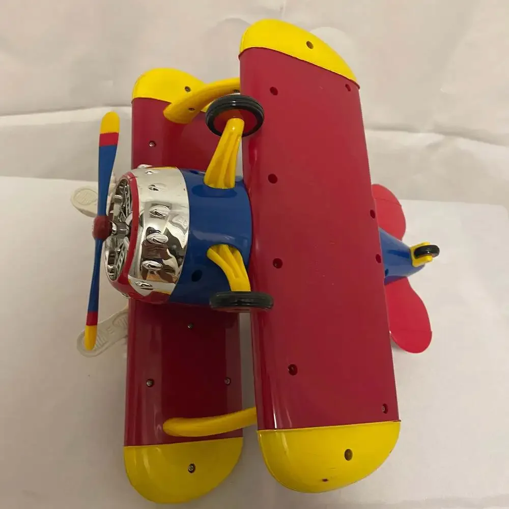 M&M's Aviator Barnstorming Plane‎ Collectible Candy Dispenser Red Yellow Toy